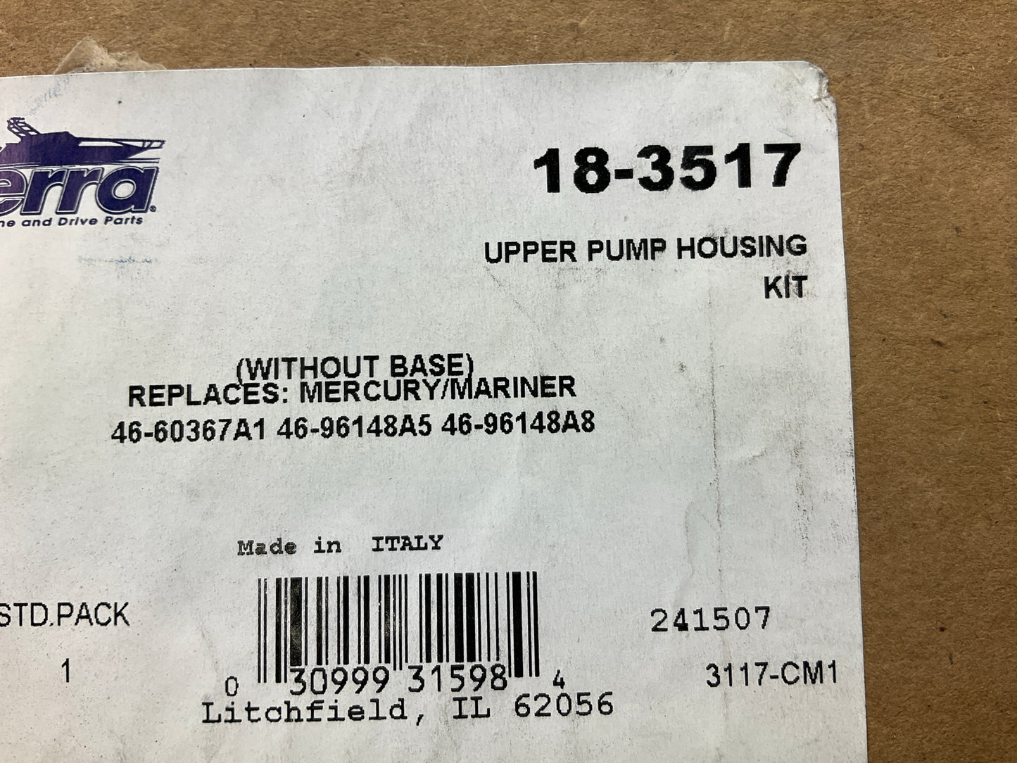 Sierra 18-3517 MerCruiser Marine Water Pump Kit 96148 32437A3 Mallory 9-48311