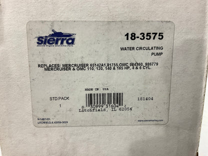 Sierra 18-3575 Water Circulating Pump 65142A1, 3854017, 3858340