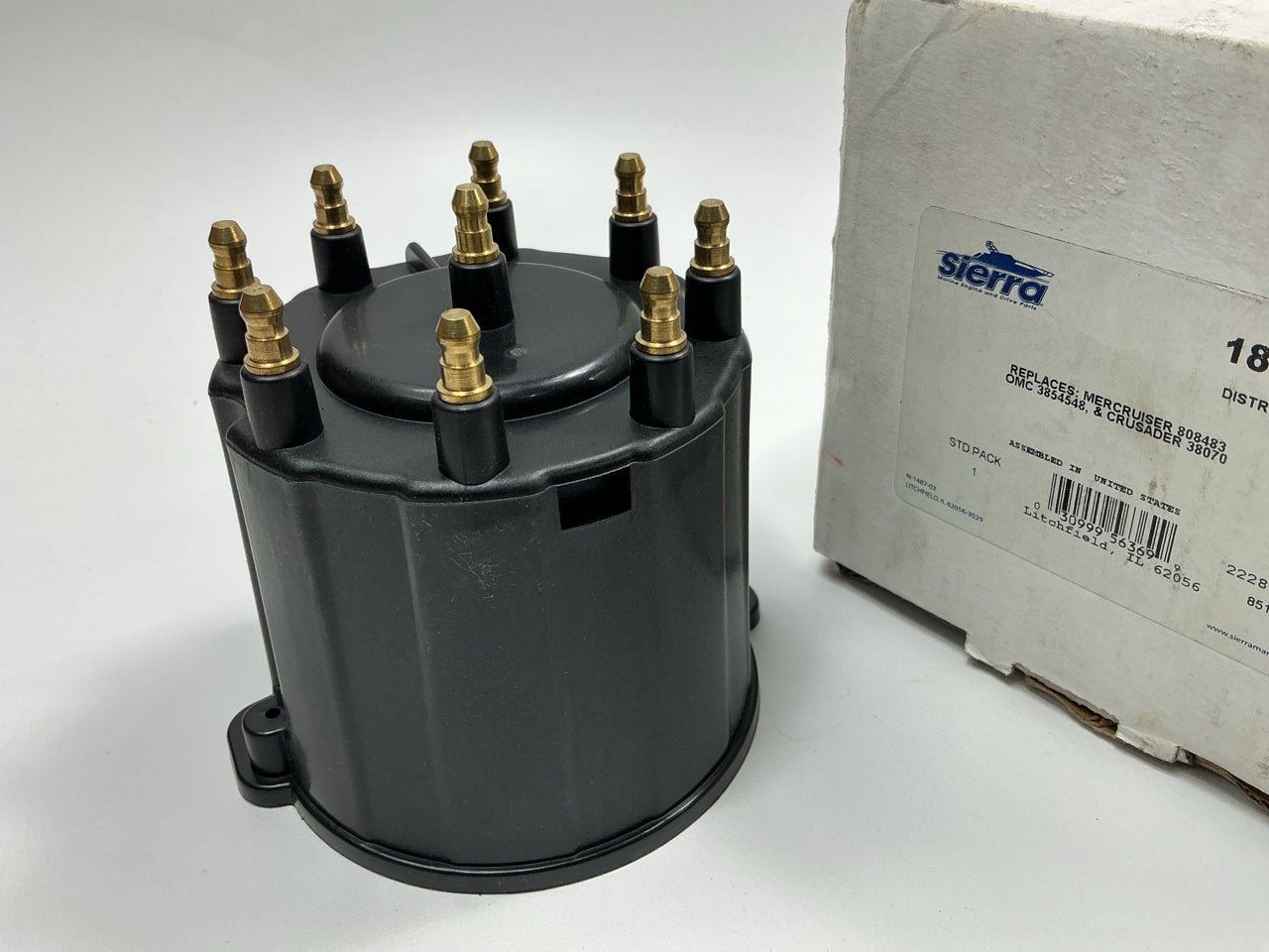 Sierra 18-5354 Distributor Cap - Replaces 38070, 3854548, 808483T3
