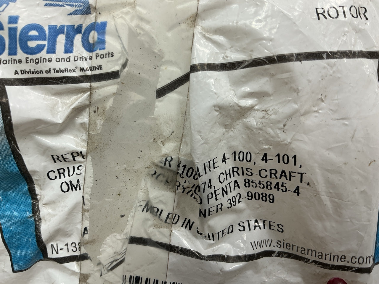 Sierra 18-5403 Marine Rotor Crusader 41074 41089 GLM 71060 71130 982880 3853801