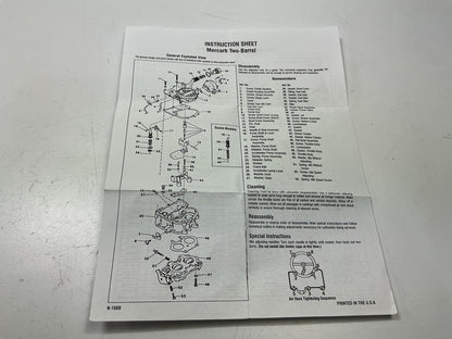 Sierra 18-7097 Marine Carburetor Kit MerCruiser 3302-9437 3302-804845 9-37618