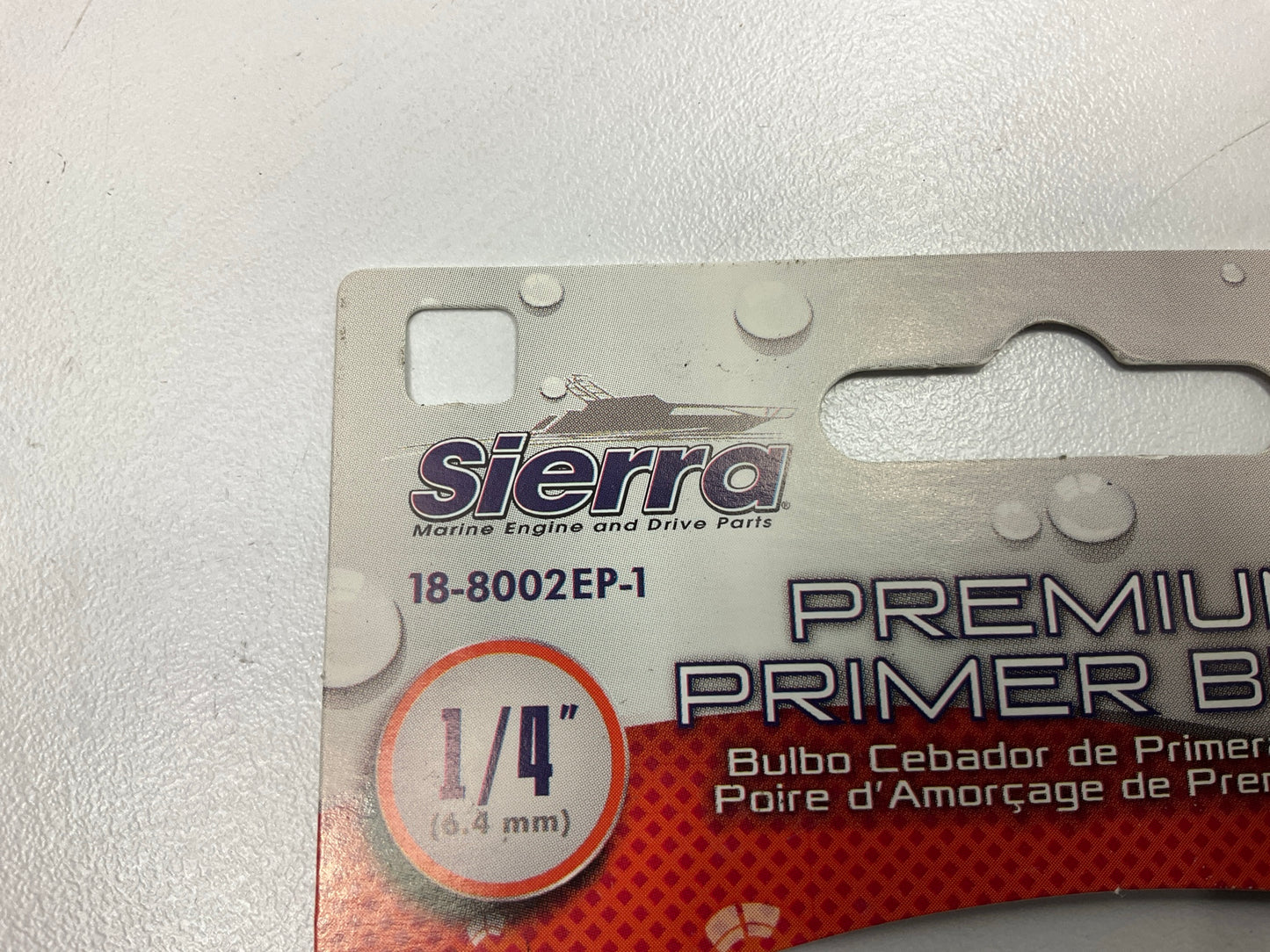 Sierra 18-8002EP-1 EPA Approved Marine 1/4'' Premium Fuel Primer Bulb