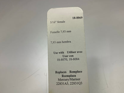 Sierra 18-8069 Mercury Marine Bayonet Style 5/16'' Fuel Connector (no Barb)