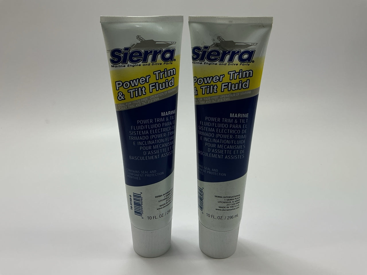 (2) Tubes - Sierra Marine 18-9750-0 Power Trim & Tilt Fluid (10 Oz.)