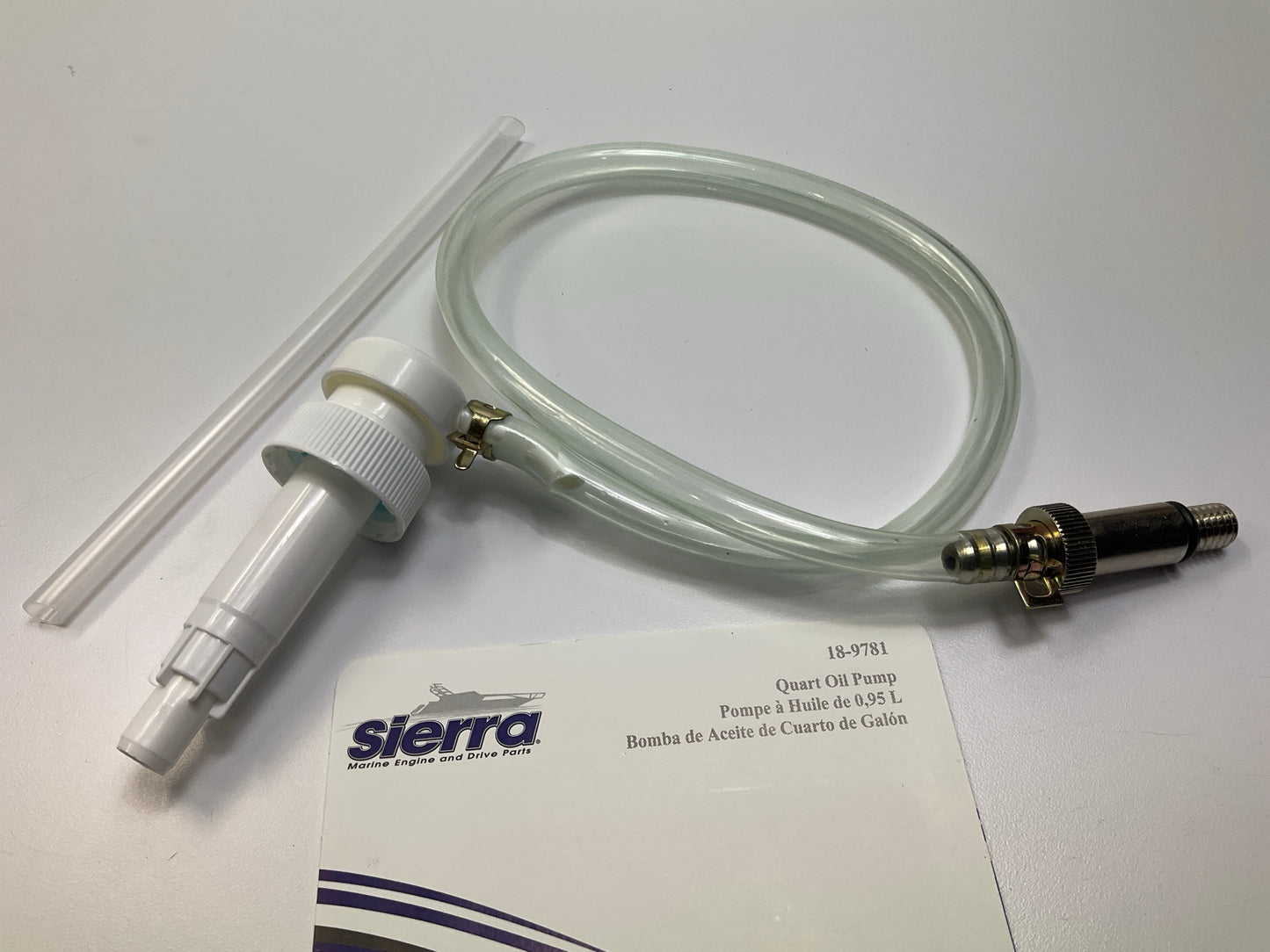 SIERRA 18-9781 Lower Unit Gear Lube Pump, Quart Oil Pump DIY