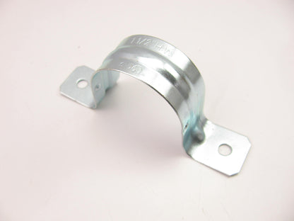 (26) Sigma 44834 1-1/2'' Zinc-plated Steel Two-hole Strap Conduit Fitting