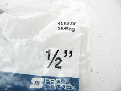 (350) Sigma 45920S 1/2'' Zinc-Plated Steel One-hole Strap Conduit Fittings