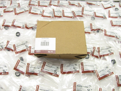 (74) Sigma Electric 49391 1/2'' Plastic Knockout Bushing Conduit Fittings