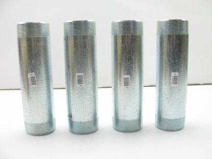 (4) Sigma Electric 54309 2'' Zinc-Plated Steel Threaded Nipple Conduit Fitting