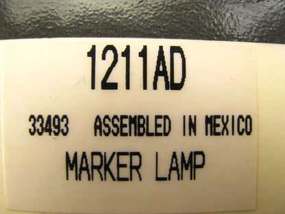 (x2) 1211AD AMBER 2-bulb Bulls-eye  Rectangular  Side Marker Clearance Lights