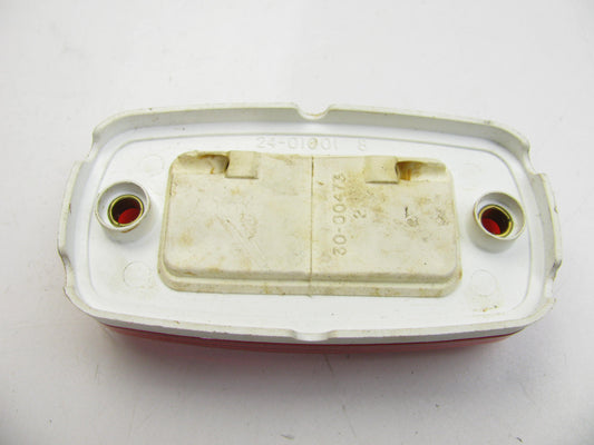 (2) Vintage Signal-stat 1220 Side Marker Lights Red