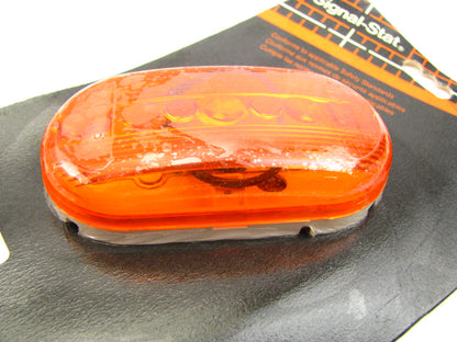 (x2) Signal-stat 1258AD OVAL AMBER  Side Marker Clearance Lights