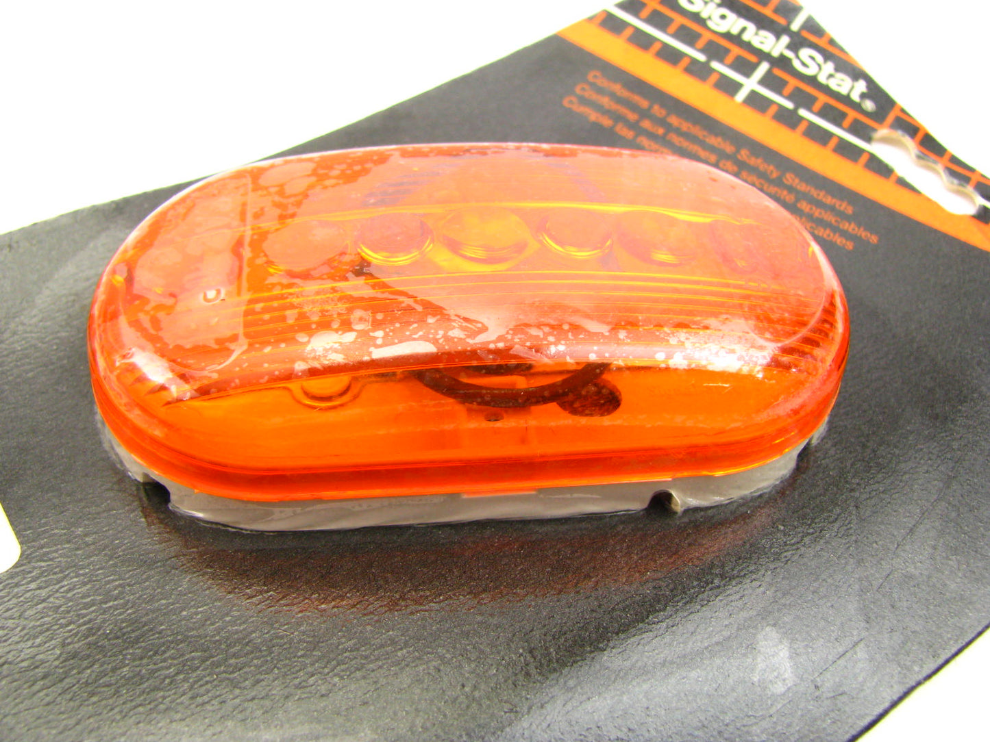 (2) Signal-stat 1258AD Oval Amber Trailer Side Marker Clearance Lights