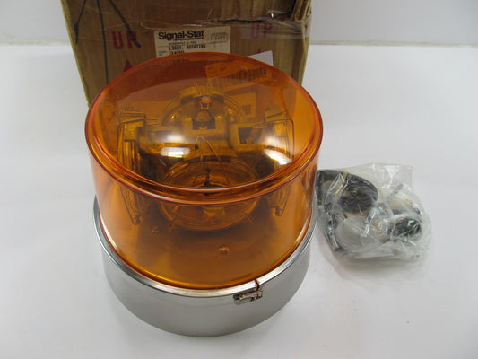 Signal-stat 340 340A Amber 12V Emergency Rotating Beacon Light