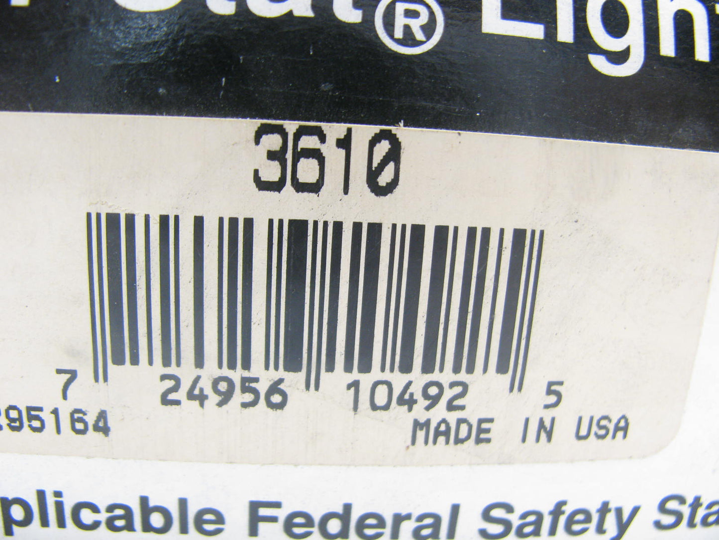 Vintage Signal-stat 3610 UNIVERSAL Red Tail Light Lamp
