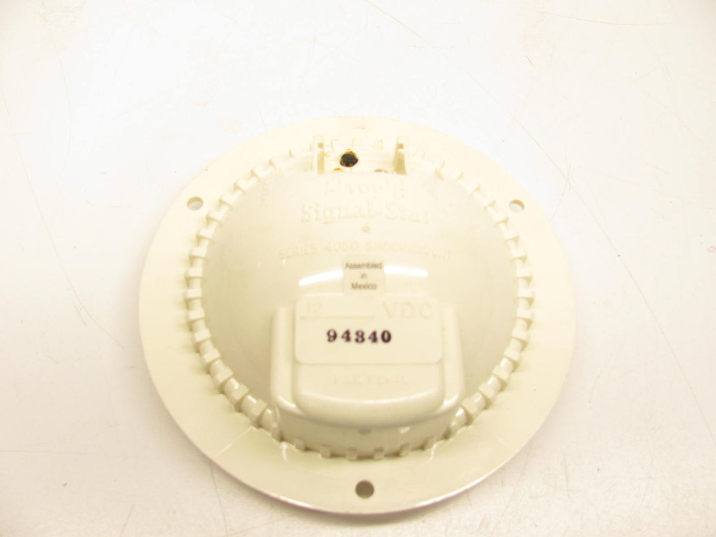 (2) Signal-stat 4061W 4'' Clear Round - Back-Up Lamp Lights