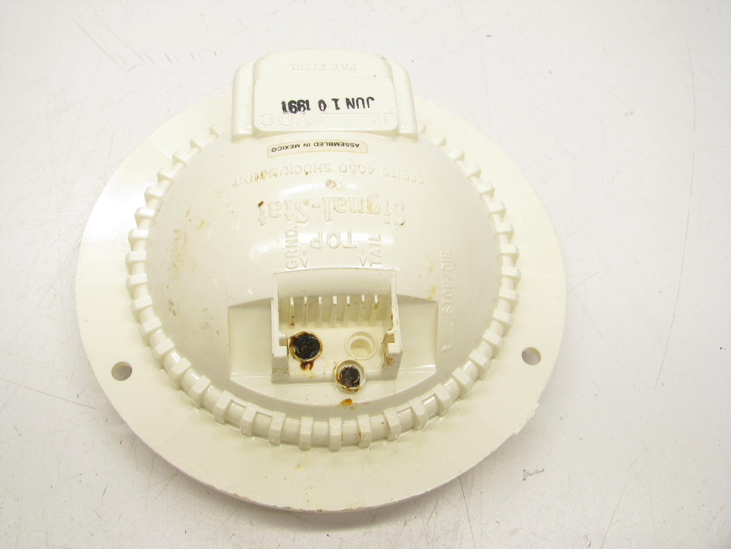 Signal-stat 4061W  4''  Clear Round, 1 Bulb, Back-Up Light