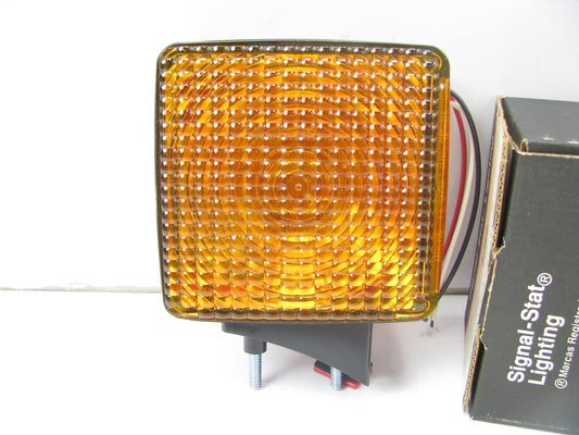 Signal-stat 4752 Stop Turn Signal Pedestal Mount Light Lamp Red - Amber