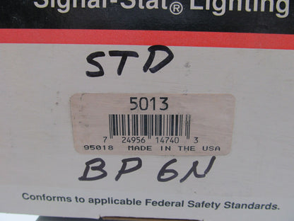 Signal-stat 5013 Incandescent Combination Box Lamp Red/Clear Lens 12V, LH