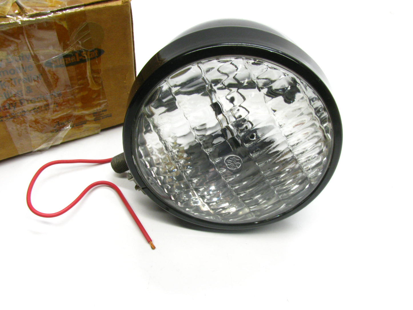 Vintage Signal-Stat 650W  4'' Utility Work, Fog, Driving Lamp Light Black Housing