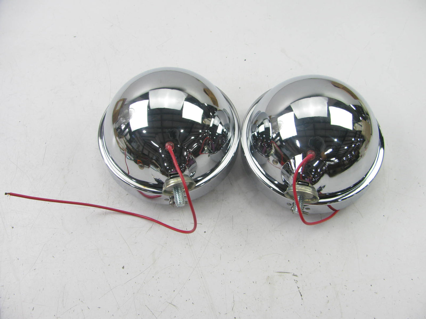 (2) Signal-stat 653W Tractor / Utility Headlights W/ Brackets And Mounts