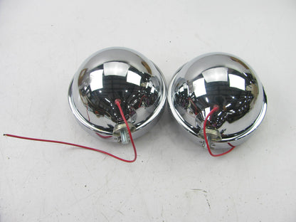 (2) Signal-stat 653W Tractor / Utility Headlights W/ Brackets And Mounts