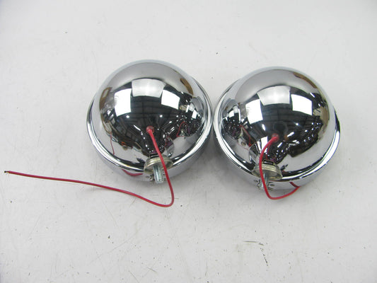 (2) Signal-stat 653W Tractor / Utility Headlights W/ Brackets And Mounts