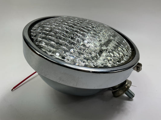 Vintage Signal-stat 653W  4'' Chrome Marine Auxilary Work, Flood Light  Lamp