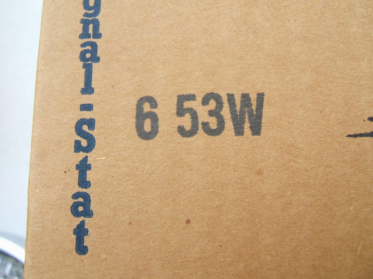 (2) Vintage Signal-stat 653W  4'' Chrome Marine Auxilary Work, Flood Light  Lamps