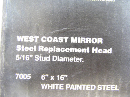 Signal-stat 7005 Mirror Head - West Coast Style, 6''x16''