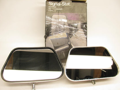 (2) Signal-stat 7064 6.25'' X 9.5'' Paintable White Plastic Replacement Mirrors