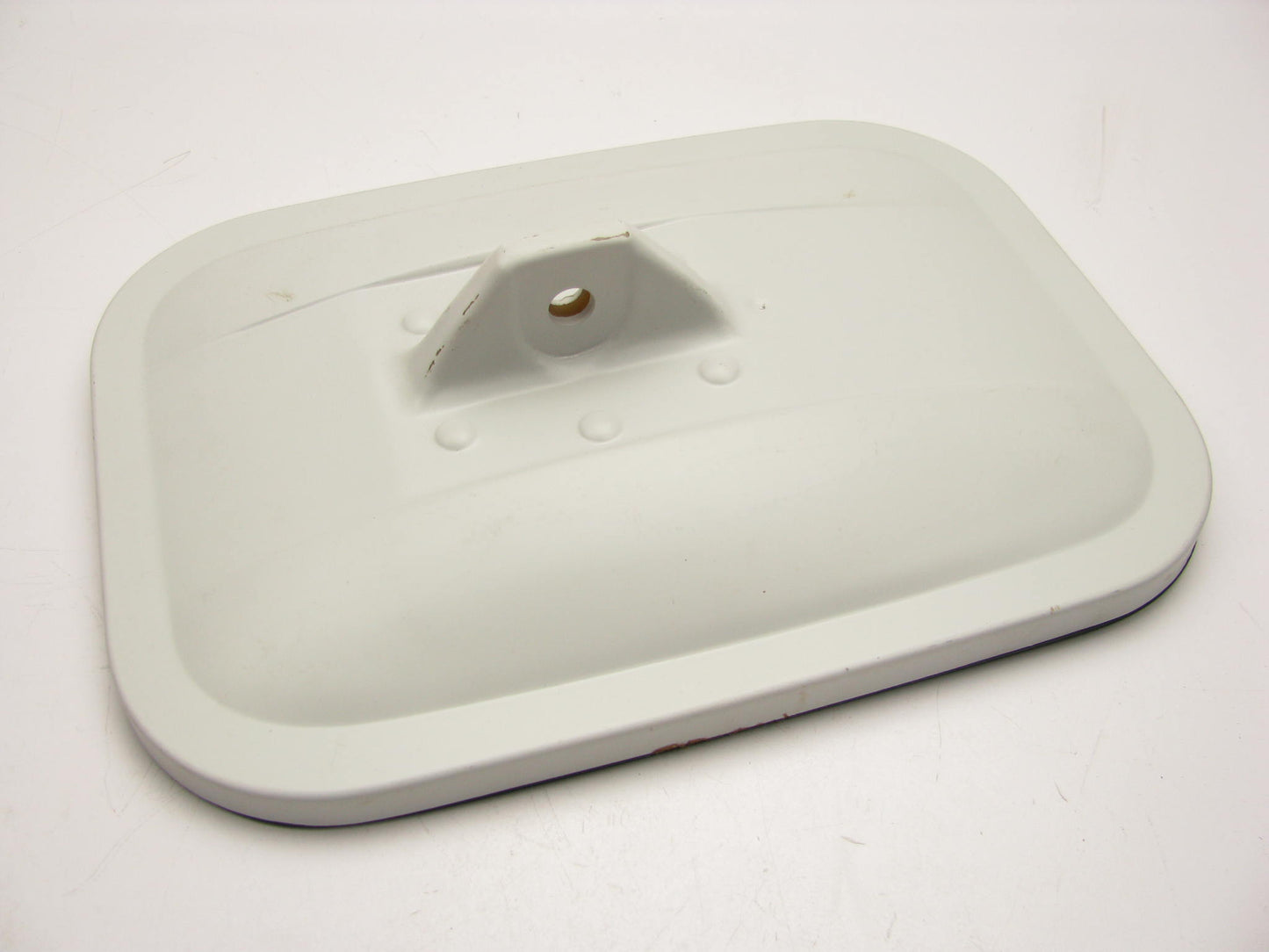 Signal-stat 7546 Universal 10-1/2''x7-1/2'' Steel Mirror Head, White 10.5''x7.5''