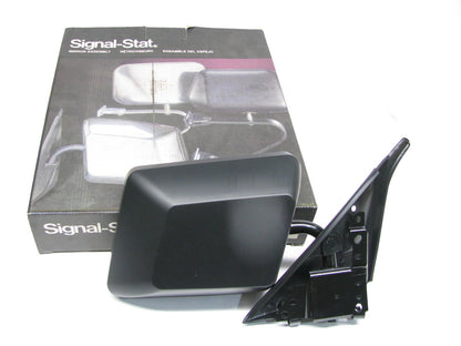 Signal-stat 7576 6''x7'' Rugged Plastic Black Plated Front Right Passenger Mirror