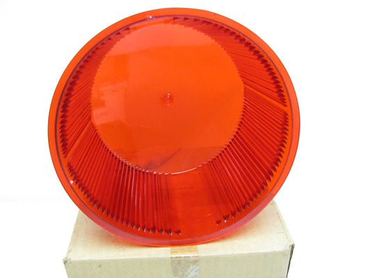 NOS Vintage RED Signal-stat 8928R Rotating Beacon Dome Lens ONLY 77-430