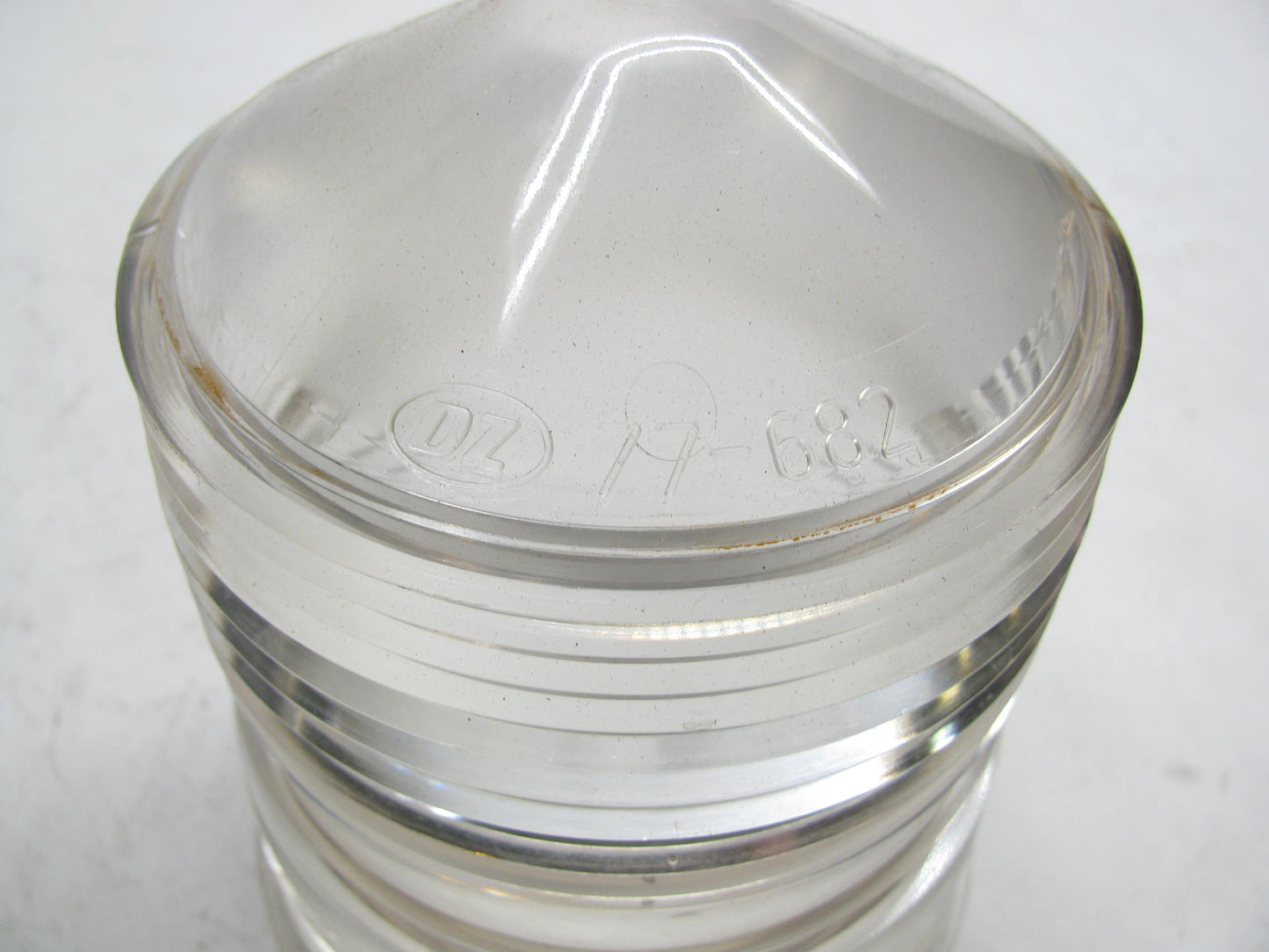 Vintage Signal-stat 8940W Clear Beacon Lens DZ-682 Dietz