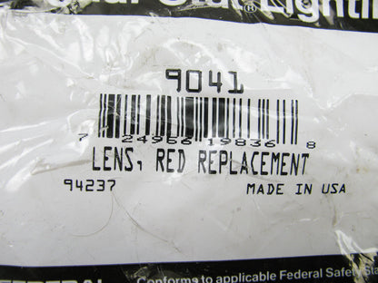 (x2) Signal-Stat, Round, Red, Lens For 3751, 3752, 3851, (540D, 541), Snap-Fit