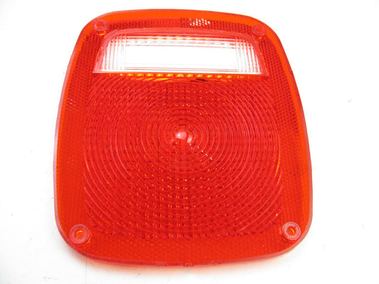 Signal-stat 9049 Tail Light Lamp 6''x7'' Red Rectangular Bolt-on Mount Lens