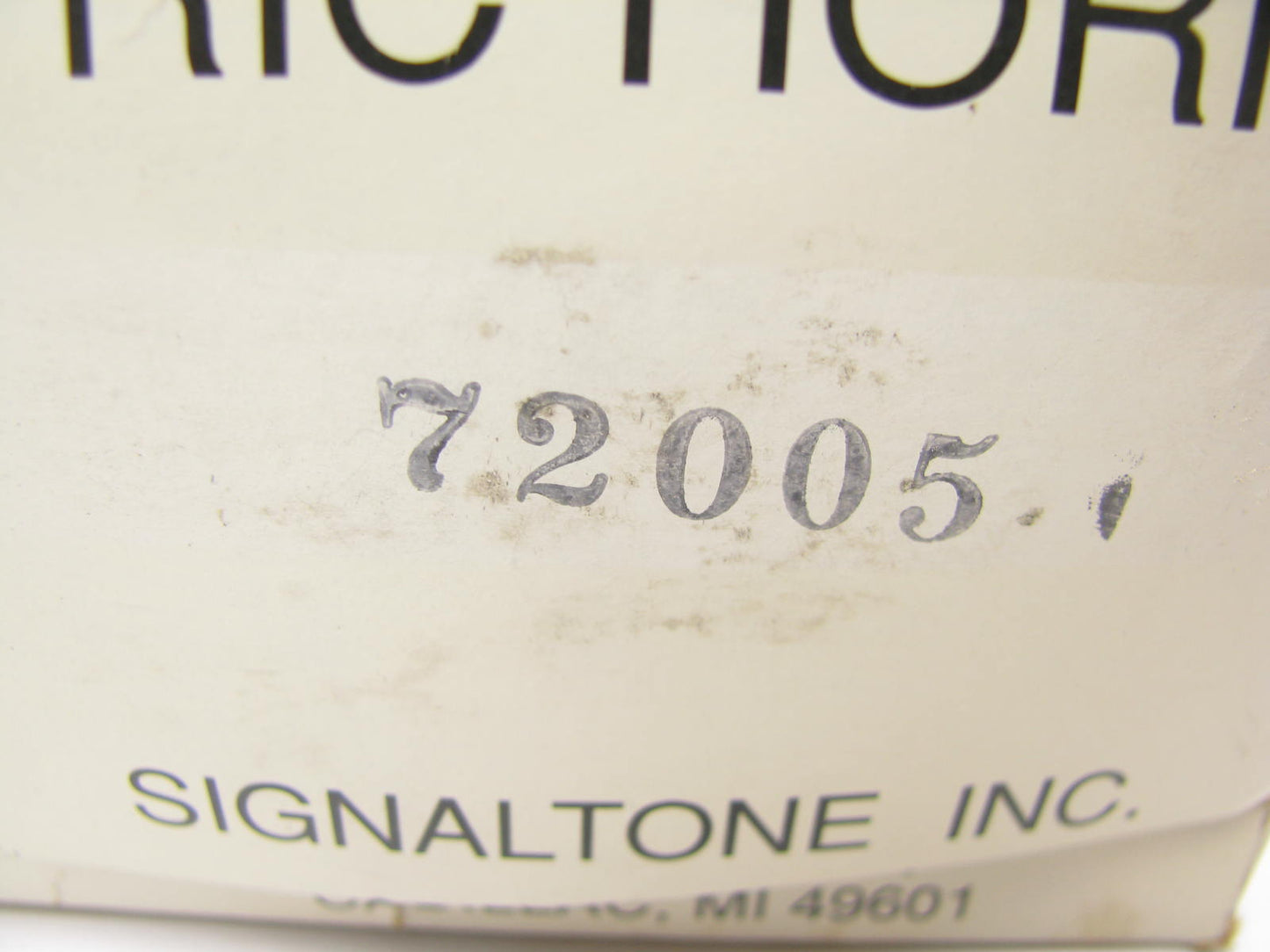 Signal Tone 72005 UNIVERSAL 12 VOLT High Note Horn KLAXON