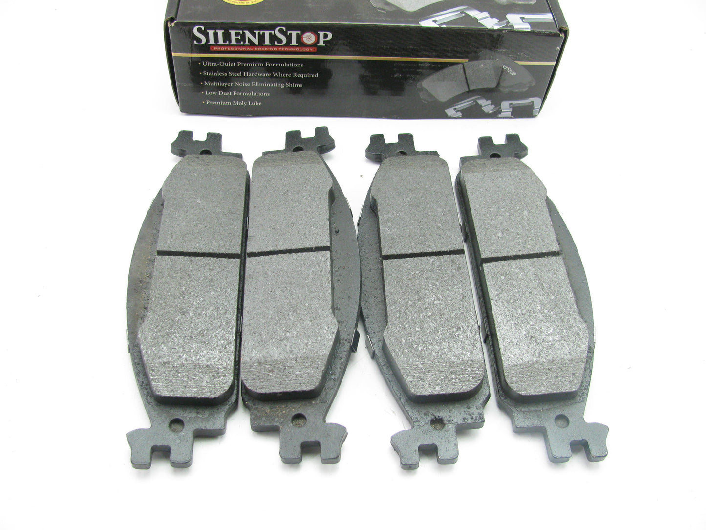 Silent Stop QX1376 Ceramic Disc Brake Pads - Front