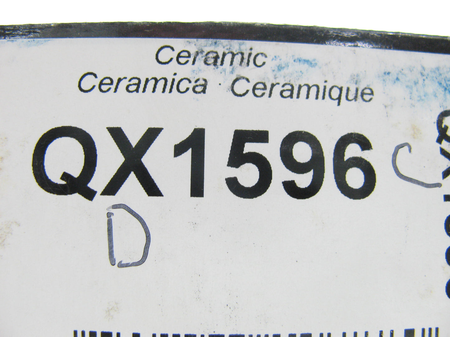 Silent Stop QX1596 Ceramic Disc Brake Pads - Rear