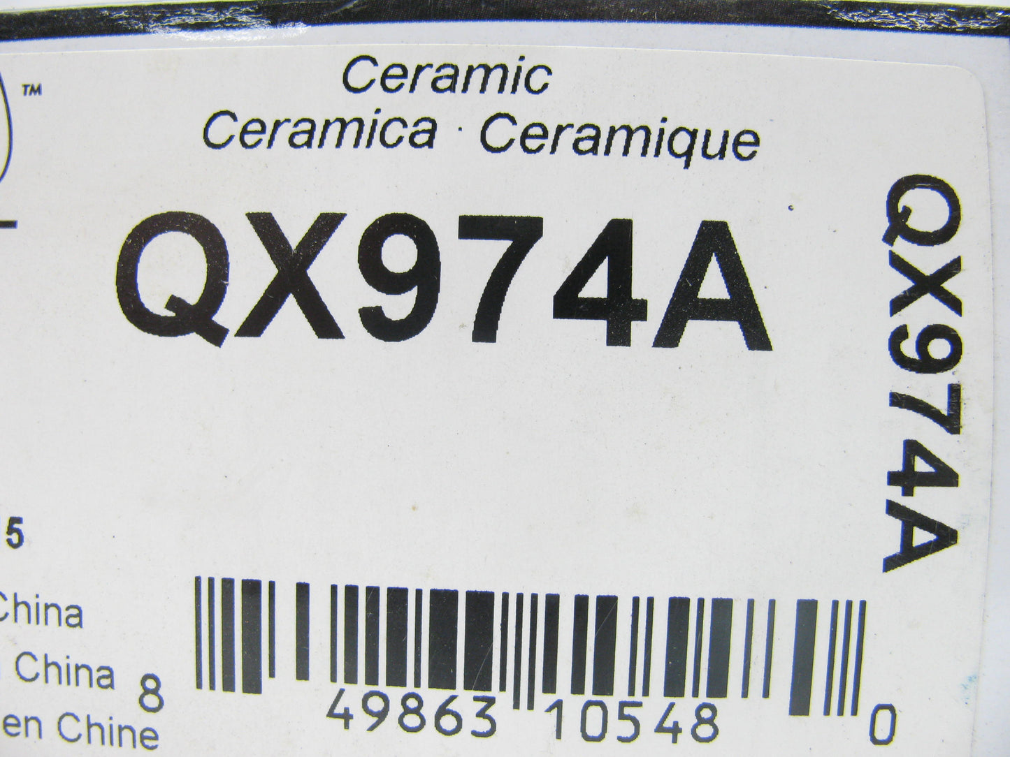 Silent Stop QX974A Ceramic Disc Brake Pads - Rear