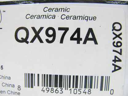 Silent Stop QX974A Ceramic Disc Brake Pads - Rear