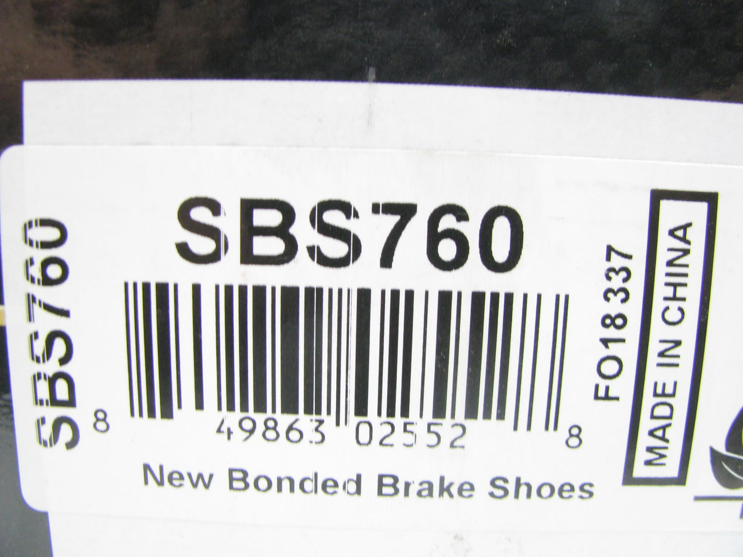 Silent Stop SBS760 Rear Brake Shoes