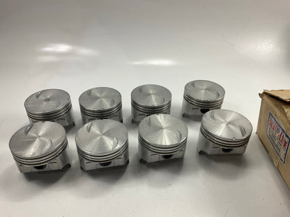 Silvolite 1448 STD Size Flat Top Piston Set - GM Chevy 454 7.4L Big Block