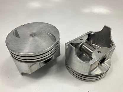 Silvolite 1448 STD Size Flat Top Piston Set - GM Chevy 454 7.4L Big Block