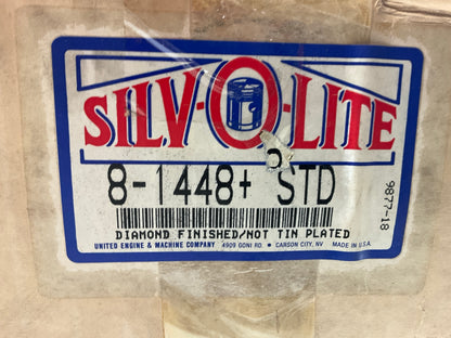 Silvolite 1448 STD Size Flat Top Piston Set - GM Chevy 454 7.4L Big Block