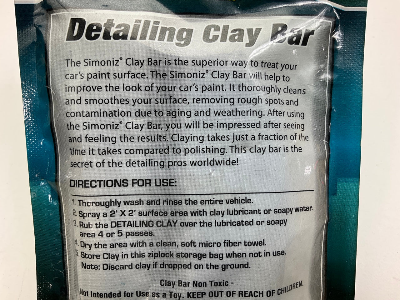 Simoniz S57 Perfect Finish Detailing Clay Bar 100g Professional Grade