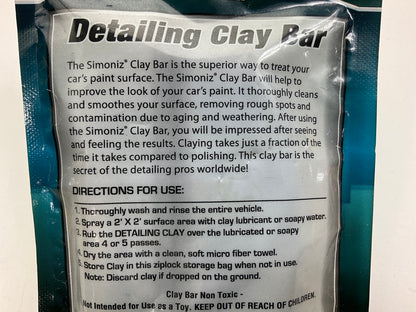 Simoniz S57 Perfect Finish Detailing Clay Bar 100g Professional Grade