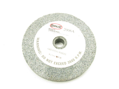 Sioux 2006A Grinding Wheel 6'' Diameter 3/4'' Arbor 36 Grit 3600 RPM