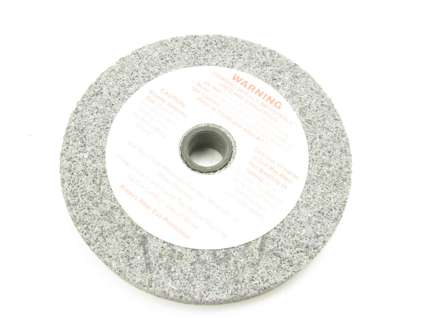 Sioux 2006A Grinding Wheel 6'' Diameter 3/4'' Arbor 36 Grit 3600 RPM